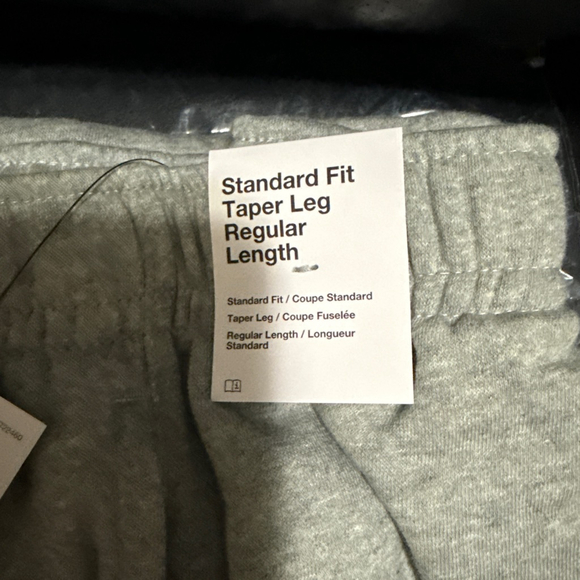 Nike Gray Standard Fit Taper Leg Sweatpants w/Pockets size XL - Picture 4 of 8